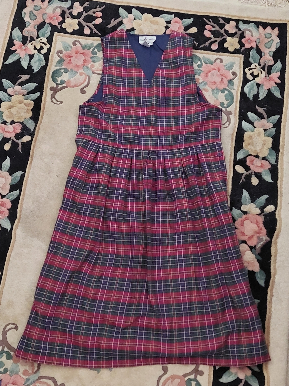 Vintage Plaid Dress